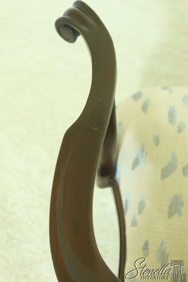 F64716EC: Par de sillones de comedor STICKLEY Philadelphia Queen Anne Foto 4 de 4