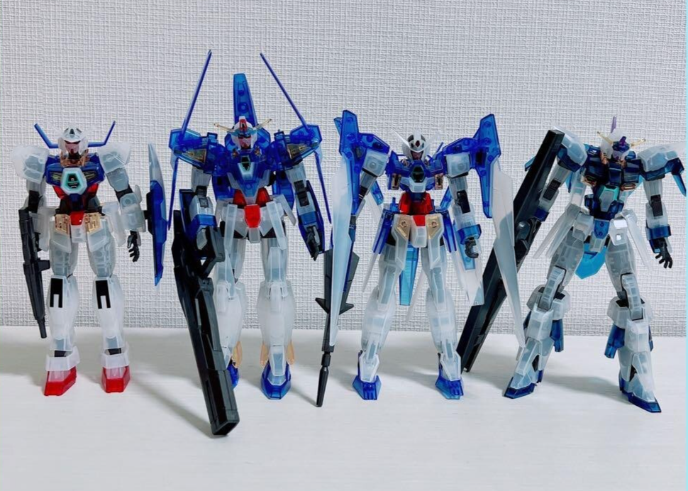 GUNDAM AGE 1 2 3 FX Clear SET 4 1:144 BANDAI Model Kit | eBay