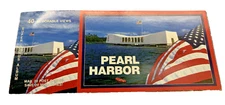 VTG Postcard Album Set 20 Pearl Harbor Topographical Historial Wartime Collect
