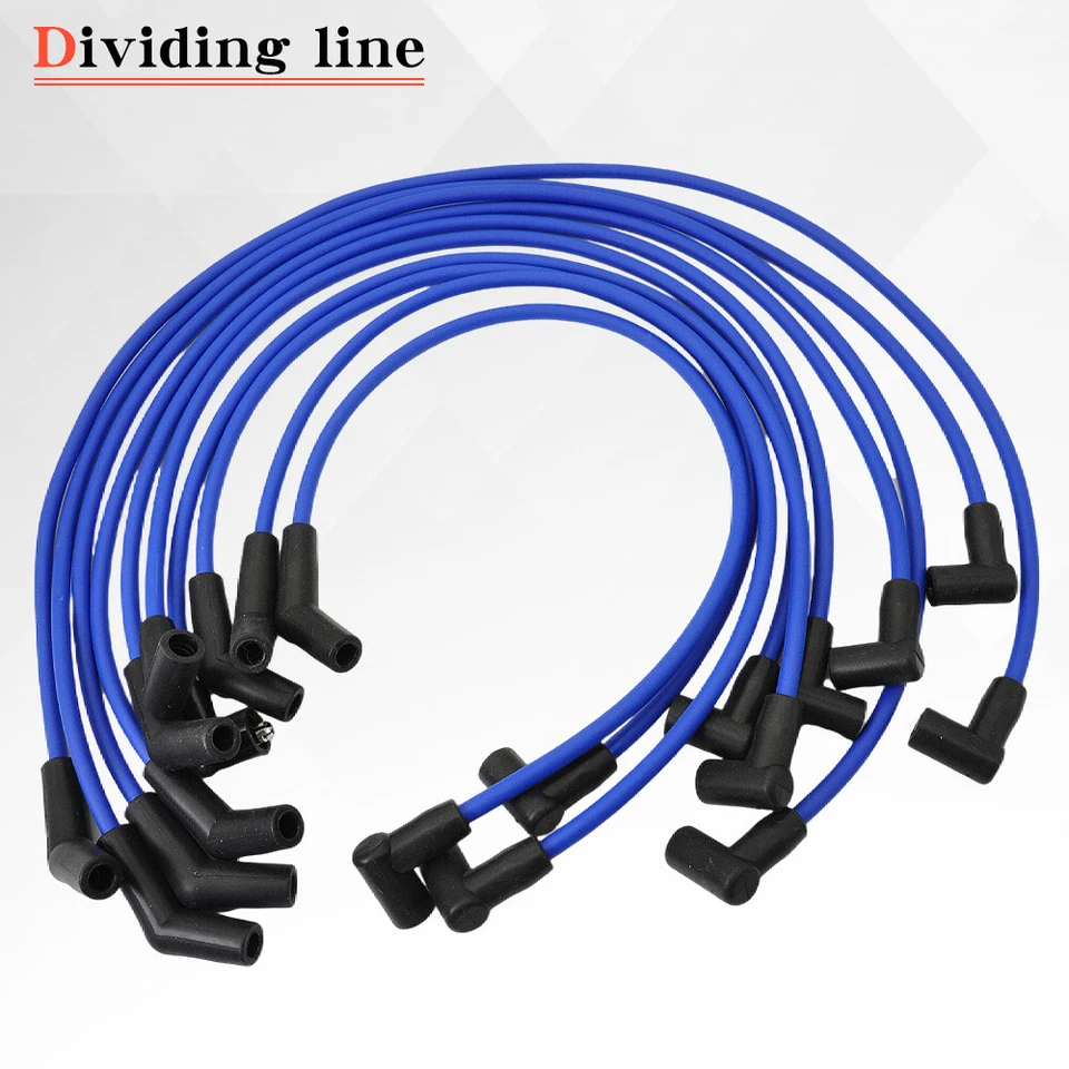 PARA FORD 302 289 AZUL Tapón Pequeño HEI Distribuidor + Bobina + CABLES DE BUJÍA UNIVERSALES Foto 4 de 4