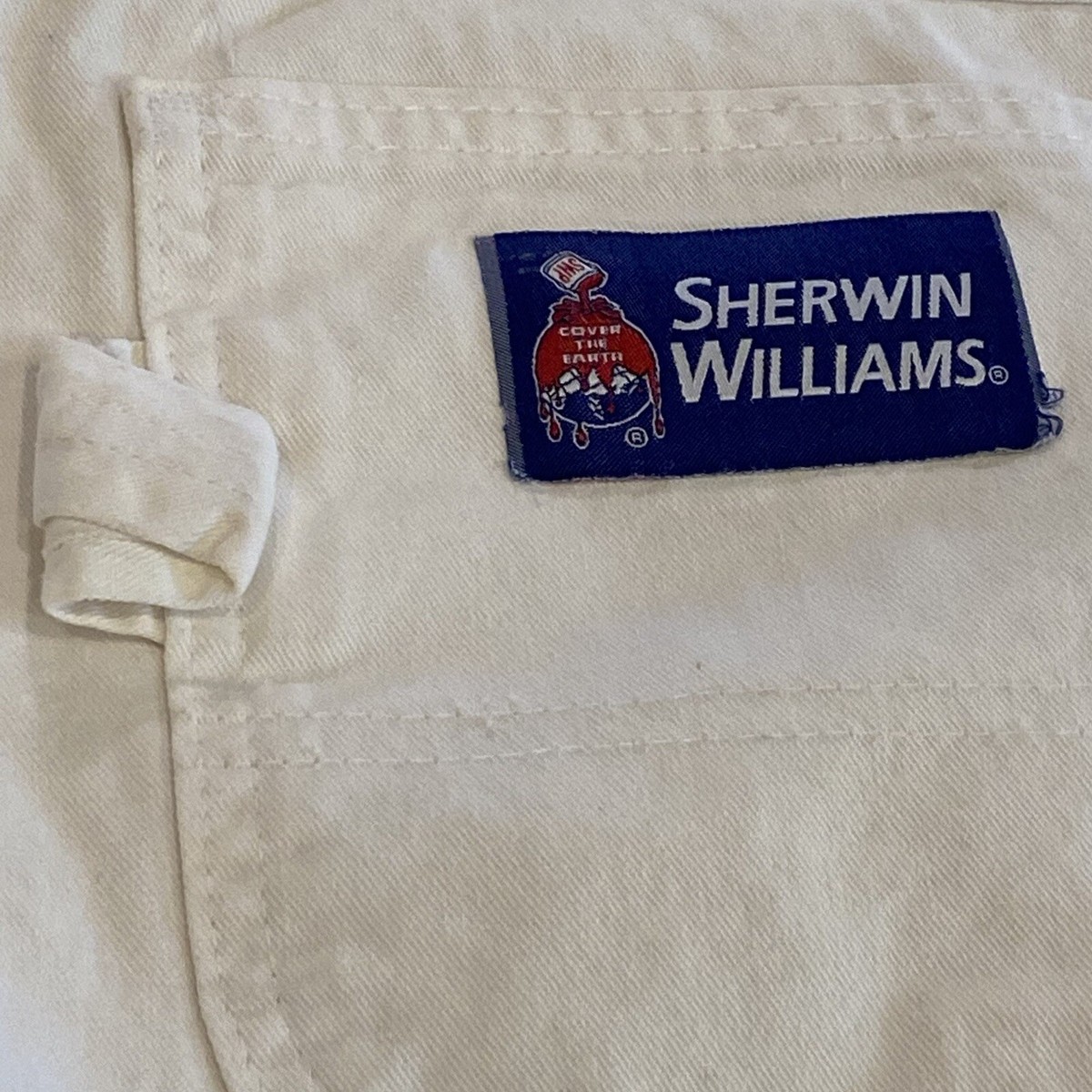 Dickies Sherwin Williams Painters Sz 40x34 White Carpenter