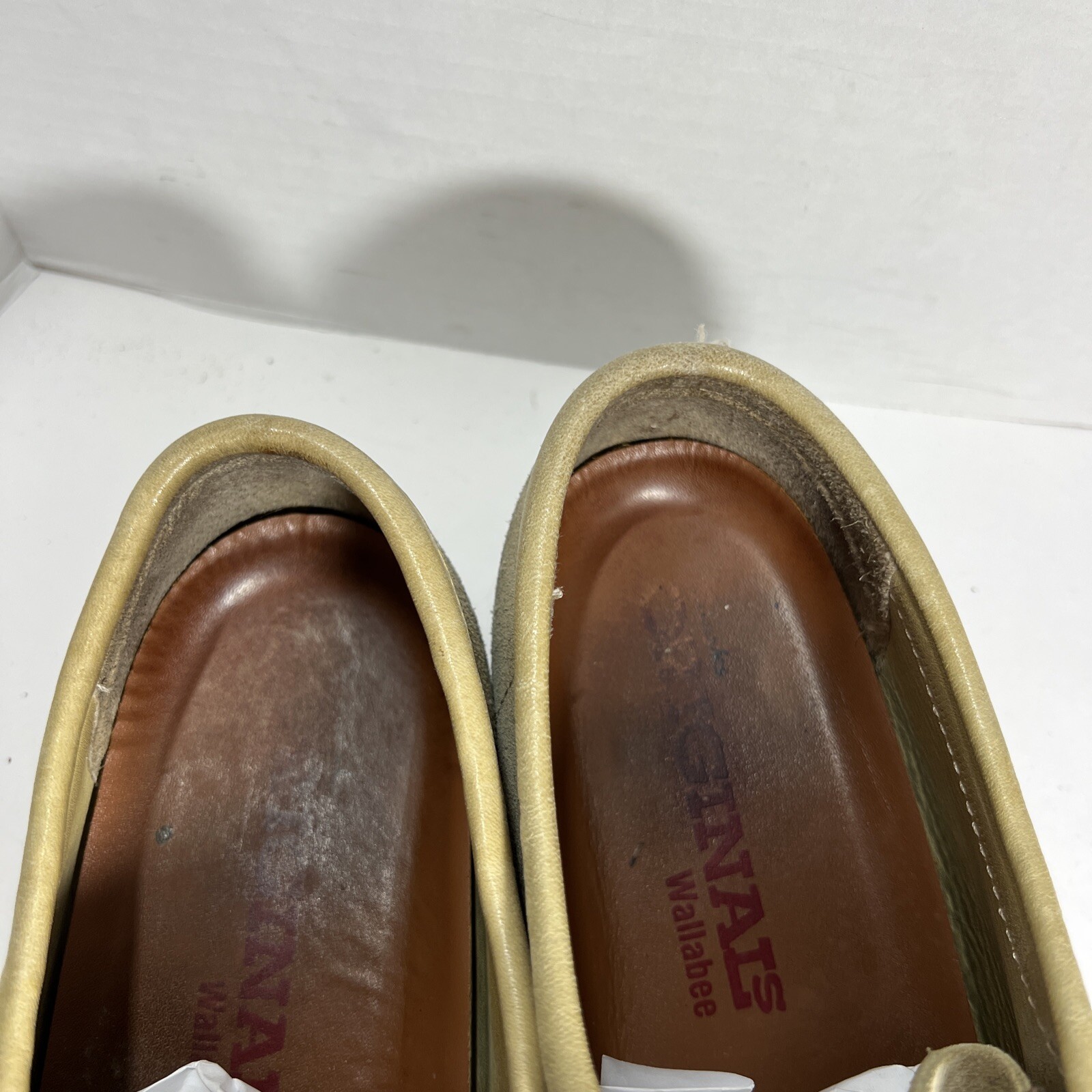 Clarks Women's Originals Wallabee Low Chukka Boot Suede Gum Tan Shoe Sz 9 M image 8