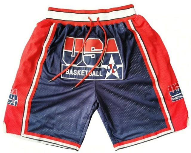 NEW Mens 1992 USA Dream Team Basketball Shorts Men Sportswear