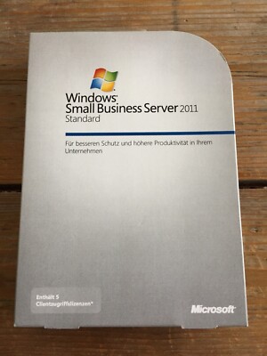 Windows Small Business Server 2011 Standard Deutsch mit 5 CAL und  MwSt Rechnung
