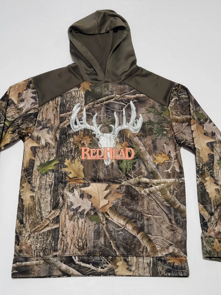 (#C) Redhead Camo Hunting Pullover Hoodie Mens Size Small  Long Sleeve  - Image 3 of 4