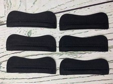 Premium Heel Pads Inserts Grips Liner for Men Women Back of Heel Black 3 Pair