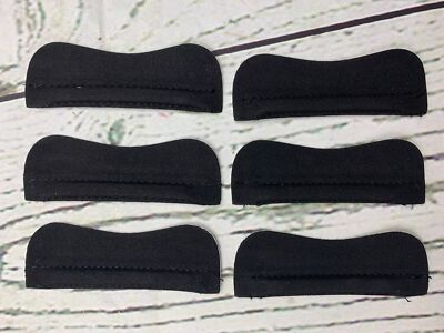 Premium Heel Pads Inserts Grips Liner for Men Women Back of Heel Black 3 Pair