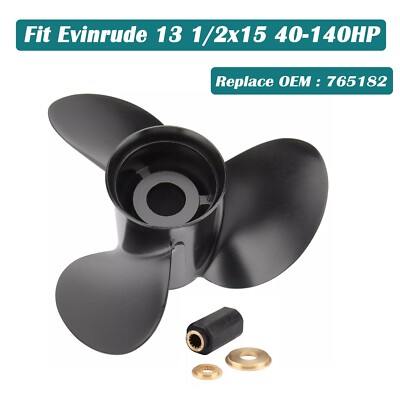 13 1/2x15 Outboard Propeller Fit Johnson Evinrude 40 50 55 60 65 70 90 115 140HP