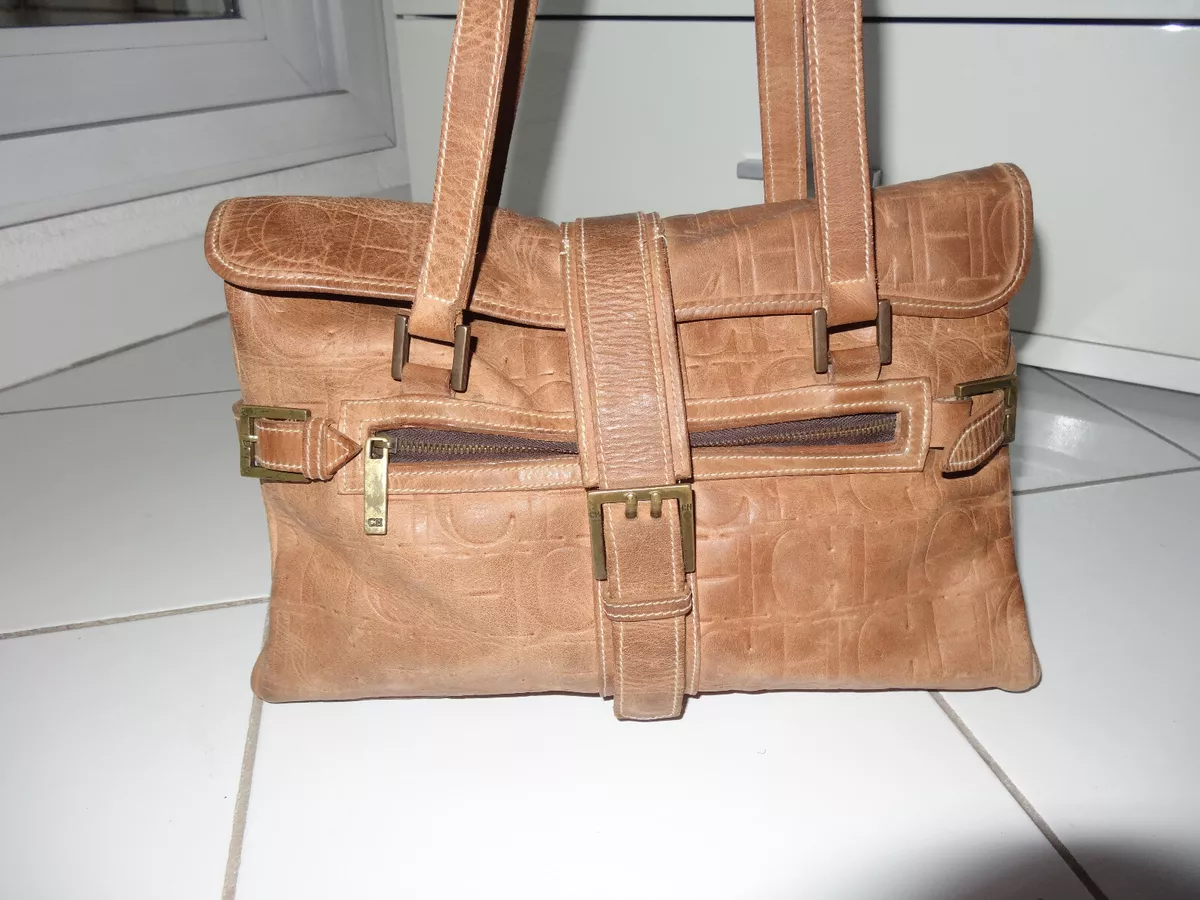 Sac a main cuir Fourre Tout Carolina Herrera Collection Vintage Classique