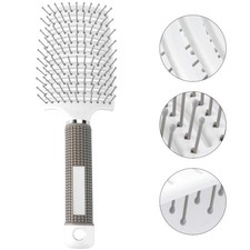 Curved Scalp Massage Comb Plastic Detangling Tool Static-Free Hairbrush