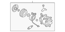 Genuine Hyundai Compressor Assembly 97701-AA100