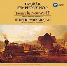 HERBERT VON KARAJAN-DVORAK SYMPHONY NO.9 SIBELUS SYMPHONY NO.2-CD F/S w/Track#
