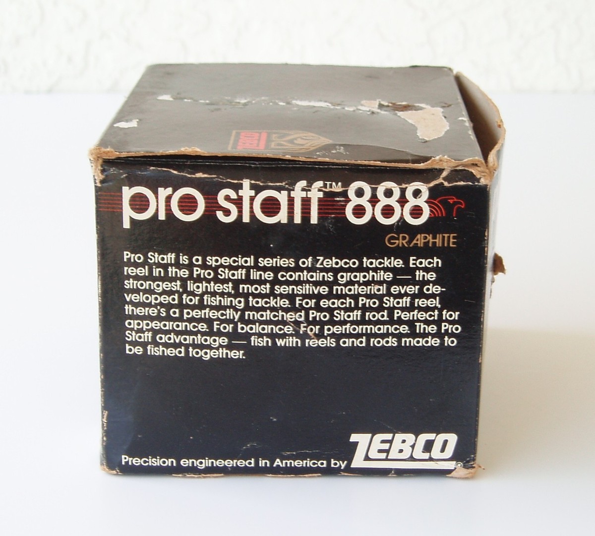 1984 Zebco Pro Staff 888 Graphite Fishing Reel Box Owners Manuel
