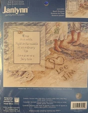 RARE: Janlynn 023-0582 Beach Romance Counted Cross Stitch Kit