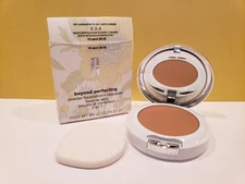 Clinique ~ Beyond Perfecting-Powder Foundation + Concealer ~#18 Sand - NIB