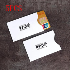 5Pcs anti Theft for RFID Credit Card Protector Blocking Cardholder Sleeve Skin C
