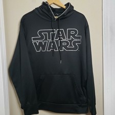 Star Wars Black Pullover Hoodie Mens Size L