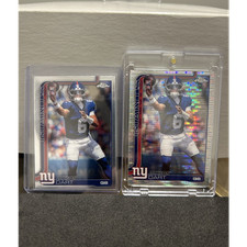 2025 Topps Chrome PULSAR & Base Jaxson Dart Rookie New York Giants 2 Card Lot