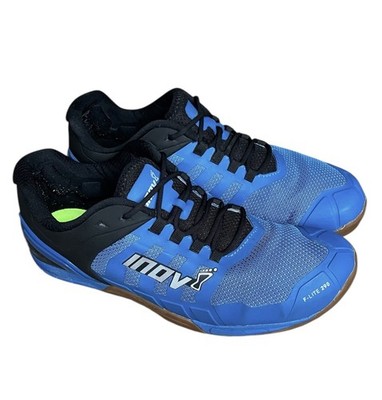 INOV8 F-Lite 290 Training Running Shoe Sneaker Blue Heel Lock Men's Size 12
