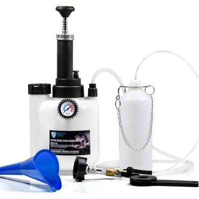 Effizientes 3L Bremsenentlüftungs-Set mit verbessertem Druckventil und Manometer