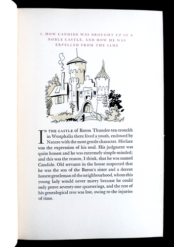 1948 •  VOLTAIRE ••• CANDIDE or, The Optimist • Illustrated by MAX KREDEL • VG+ - Bild 4 von 10
