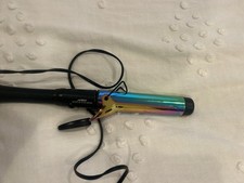 Conair InfinitiPRO 1 in Rainbow Curling Iron 400 F Stand Multicolor/Black