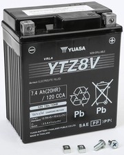 Yuasa YUAM728ZV YTZ8V Factory Activated YTZ High Performance AGM Battery