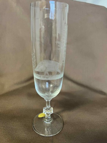 Juego de flautas de cristal grabadas para vida silvestre X5 caza beber vasos de caza alemanes Siegmar - Imagen 7 de 12