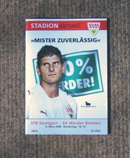 Stadion Aktuell, VFB STUTTGART : WERDER BREMEN, 07/08, Poster Matthieu Delpierre