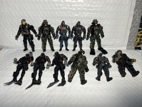 Konvolut 11 CHAP MEI Soldier Force Navy Divers Frogmen Actionfiguren