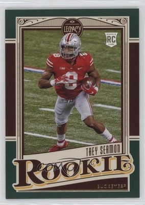 2021 Panini Legacy Rookies Green 31/100 Trey Sermon #167 Rookie RC 10k8