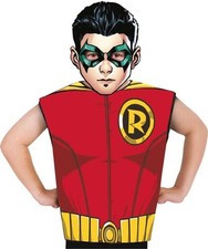 KINDER ROBIN KOSTÜM & MASKE / Dress-Up Batman Jungen Fasching Karneval 3-6 J.