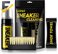 Shoe Cleaner Kit for Sneaker Water-Free Foam Sneaker Cleaner 5.3Oz with Shoe Bru