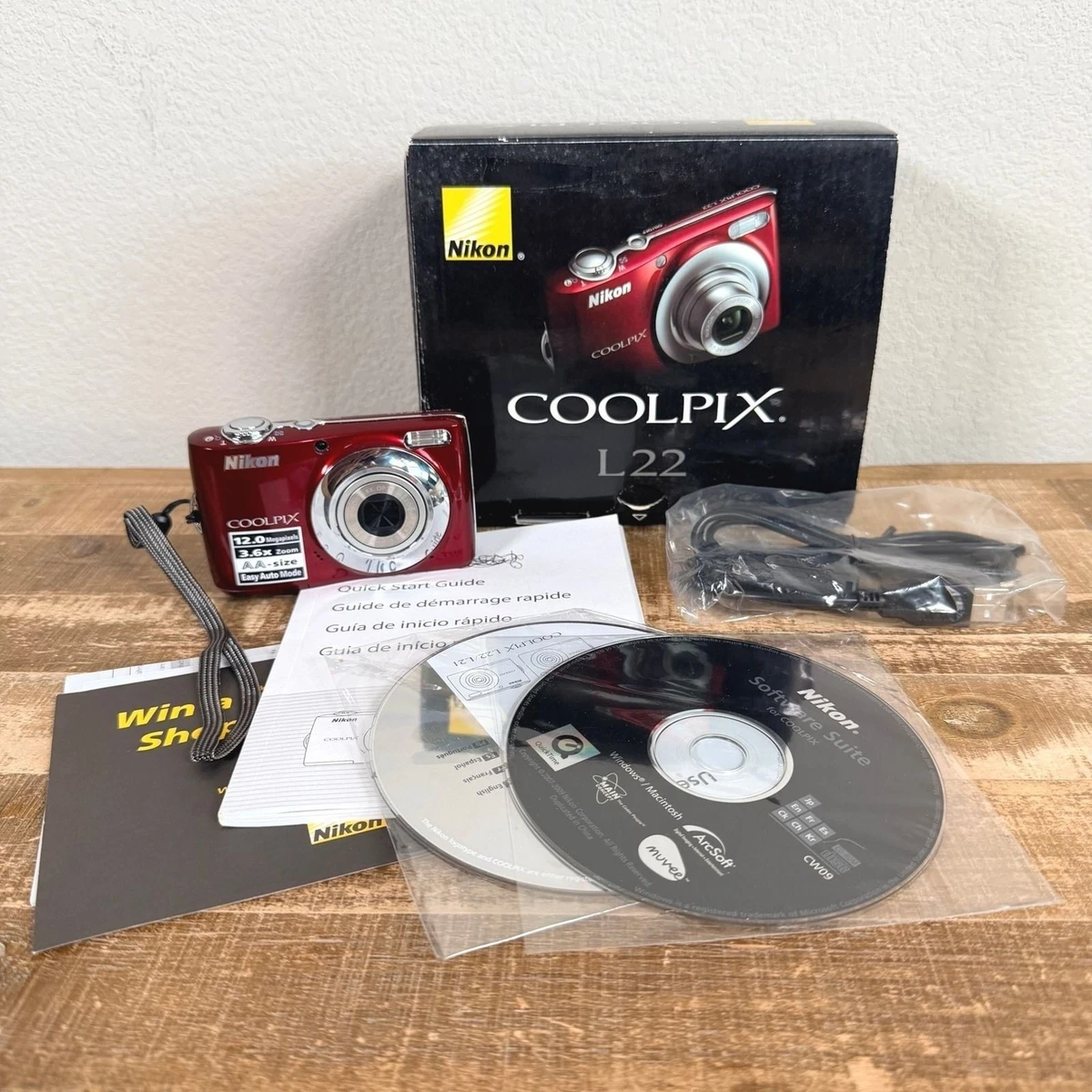 Preços baixos em Nikon COOLPIX Nikon Coolpix L22 Câmeras Digitais
