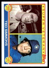 Ted Simmons 1983 Topps #451 MLB READ FREE SHIPPING AutographDen
