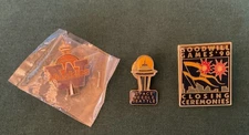 Vintage Pins Lot Of 3 University Of Washington UW BB*SpaceNeedle*Goodwill Games