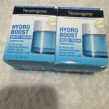2 Neutrogena Hydro Boost Water Cream Fragrance Free Extra Dry Skin 1.7 FL OZ