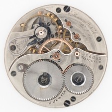 E. Howard Series 3 Model 1905 16-Size 17-Jewel Antique Pocket Watch Movement