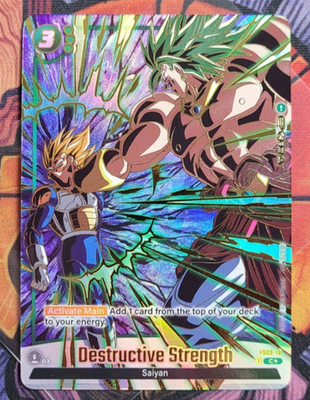 Destructive Strength FS03-16 1st Anniversary Promo Vegeta Broly