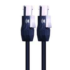 Monster Studio Pro 2000 Speaker Cable w/Twist Lock Connector 20'/6M Blk VMP60011