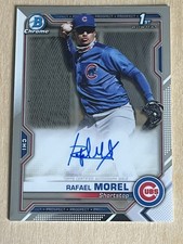2021 Bowman Chrome 1st AUTO Rafael Morel #CPA-RM Cubs
