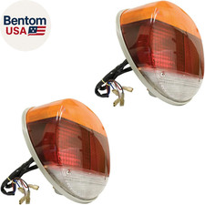 Taillight Assemblies Euro Style Pair - Compatible With Vw Type-1 Bug 1973-1979 Taillight Assemblies Euro Style Pair - Compatible With Vw Type-1 Bug 1973-1979