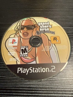 Grand Theft Auto: San Andreas PlayStation 2, 2004, Disk Only, Rockstar Games