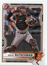 2021 Bowman Draft Prospect Rookie Adley Rutschman #31 Orioles