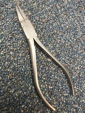 Vtg Spiegel Brothers flat-nose pliers, 6", Germany, very nice