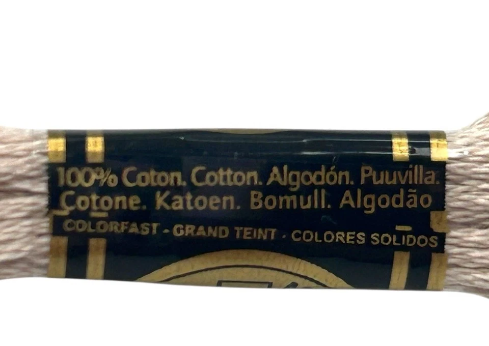 12 Skeins DMC Cotton Embroidery Floss Light Driftwood 05 France 8.7y Each NEW - Image 4 of 4