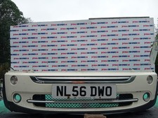 MINI HATCH  HATCHBACK 3DR ONE MK1 (R50) 2006 WHITE FRONT BUMPER MARKS