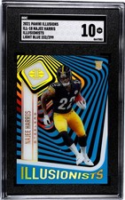 2021 Illusionists Najee Harris #ILL-18 Light Blue /299 (RC) SGC 10 Gem Packers?