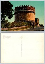Rome Italy Tomb of Cecilia Metella Ancient Roman Landmark Postcard RPPC