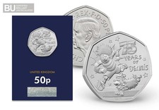 Brand New 2026 UK 50p Coin, Dennis The Menace 75 year Anniversary BU - Available on eBay